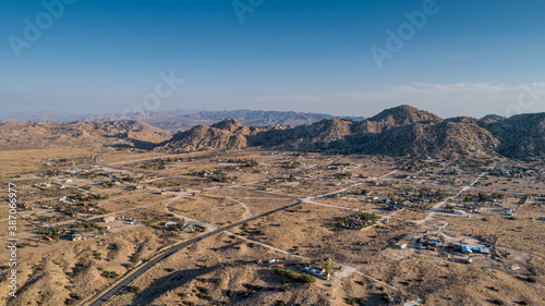 Pioneertown California Aerial View 2 photo