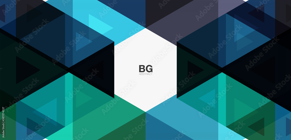 Mosaic triangle pattern abstract background for cover, banner, flyer and poster and other template Mosaic triangle pattern abstract background for cover, banner, flyer and poster and other template