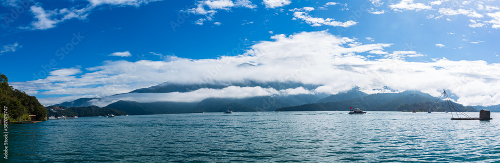 台湾　日月潭の風景
