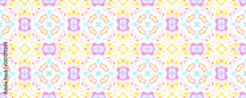 Watercolor Rhombus Pattern. 
