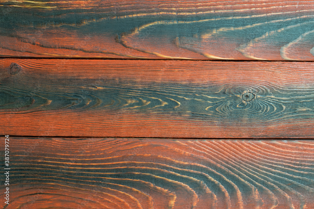 Fototapeta premium wooden background. texture boards with black and red stripes