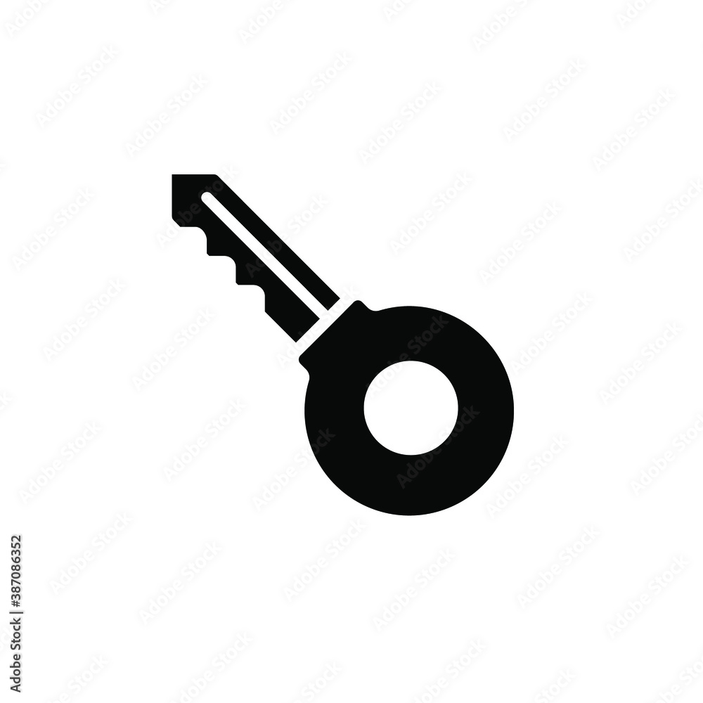 Key vector icon. Eps10 vector illustration. Key vector icon. Eps10 vector illustration.