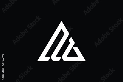 AM logo letter design on luxury background. MA logo monogram initials letter concept. AM icon logo design. MA elegant and Professional letter icon design on black background. AM MA