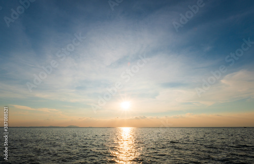 sunset in the sea © Hide_Studio