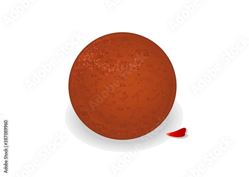 Gulab jamun Indian Sweets or Mithai Food Vector