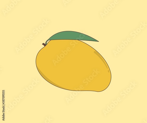 Fototapeta Naklejka Na Ścianę i Meble -  design about mango icon