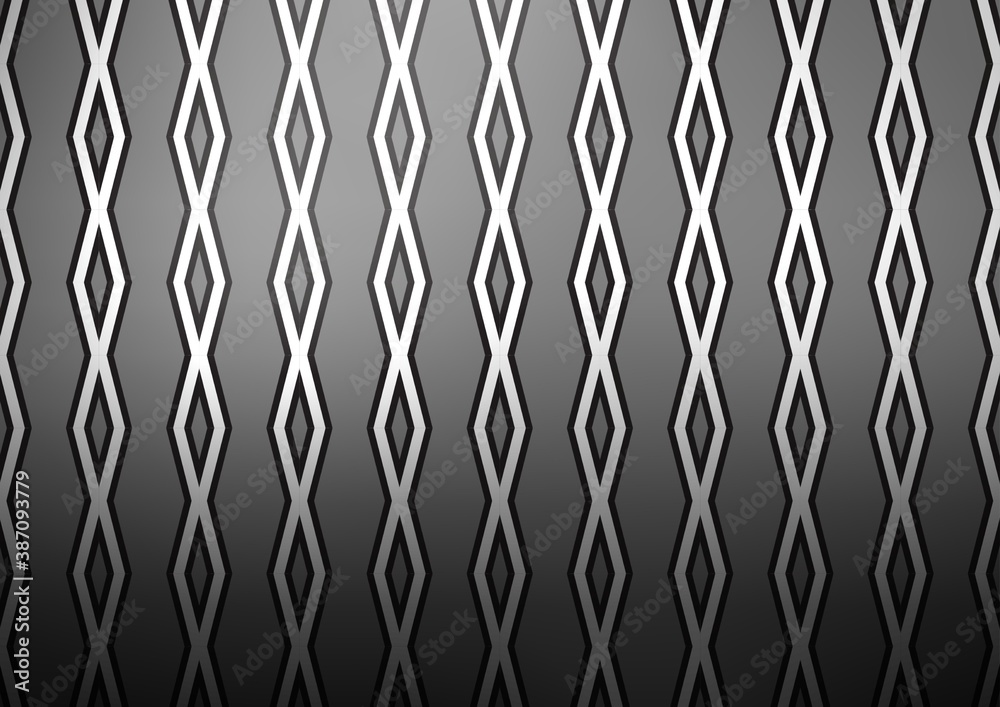 Naklejka premium Dark Silver, Gray vector layout with lines, rectangle.