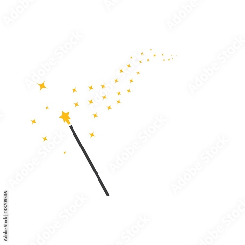 wand magic  vector icon illustration design