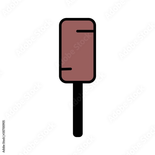 Ice Cream Flat Icon Color Design Vector Template Illustration