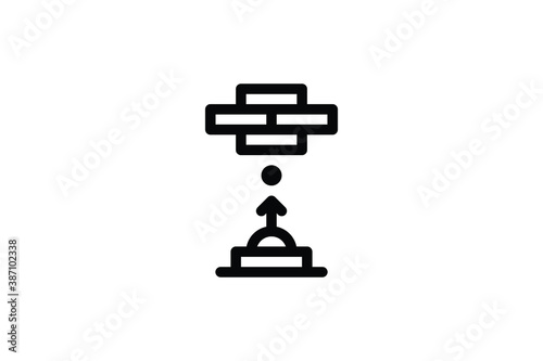 Gaming Outline Icon - Shooting Game