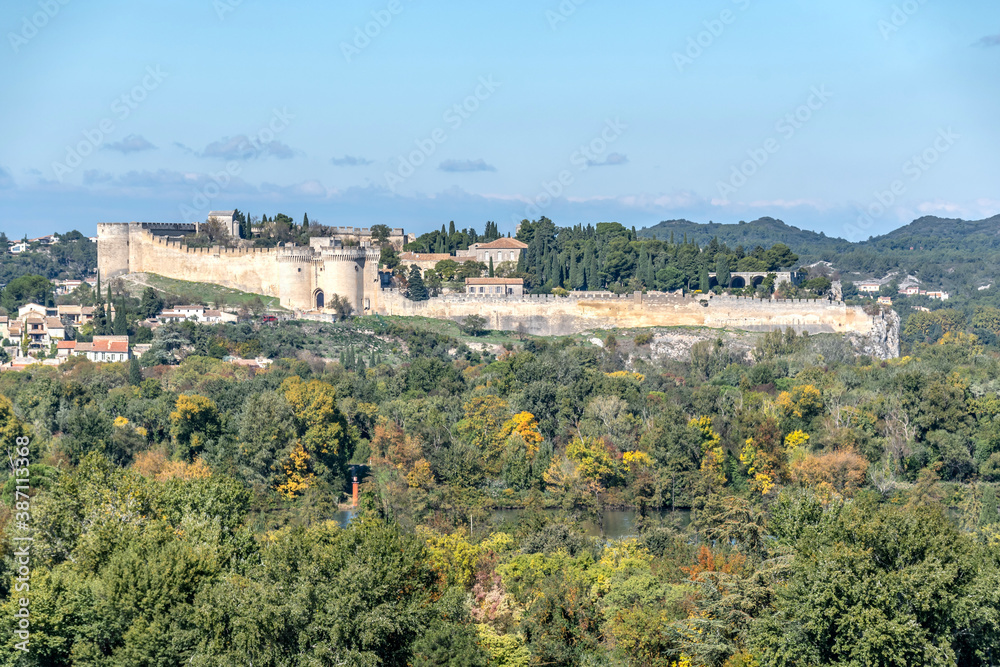 Citadelle face à la cité des Papes d'Avignon