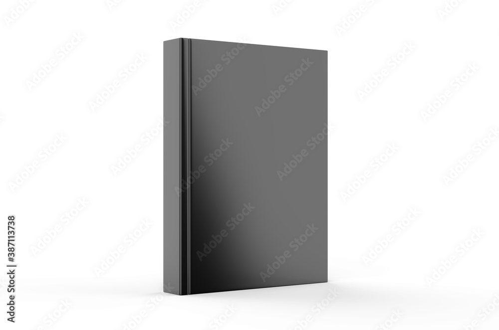 Hardcover canvas book mock-Up on isolated white background, ready for design presentation, 3d illustration Hardcover canvas book mock-Up on isolated white background, ready for design presentation, 3d illustration