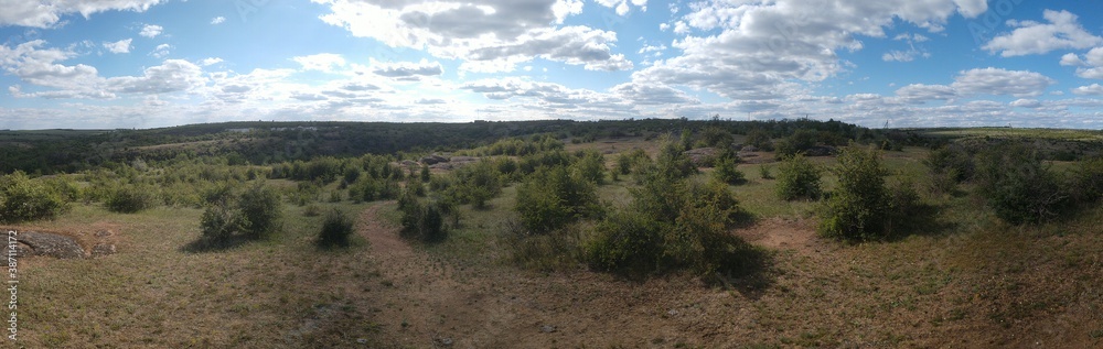 panorama of the mountains