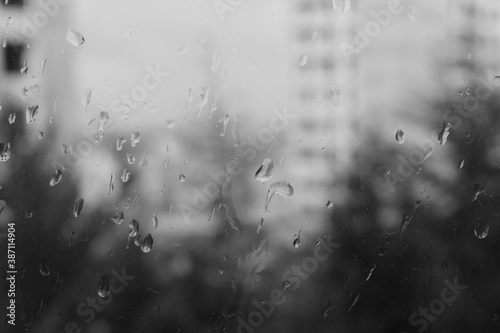 rain drops on window