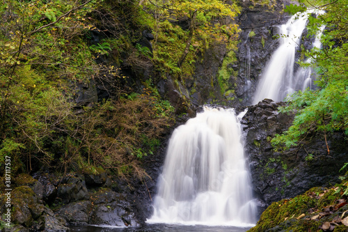 Long exposure of the Falls of Rha near Uig on the Isle of Skye