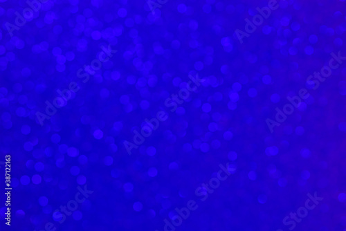 Abstract blue background. Beautiful bokeh effect. Light circles background.