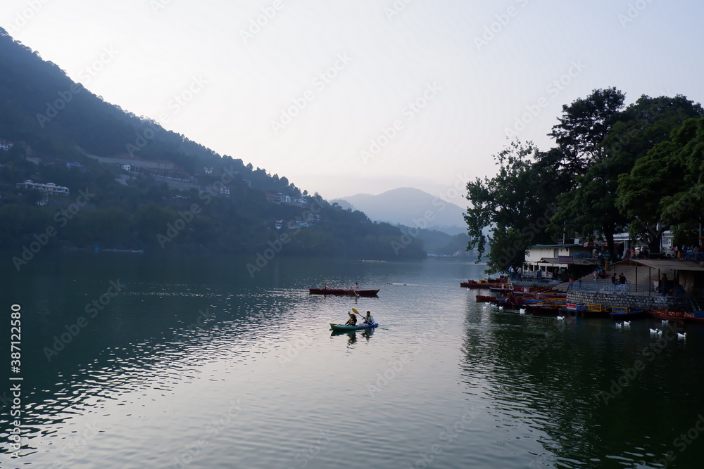 Nainital ,Bhimtal lake .