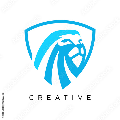 lion luxury logo design vector icon symbol circle