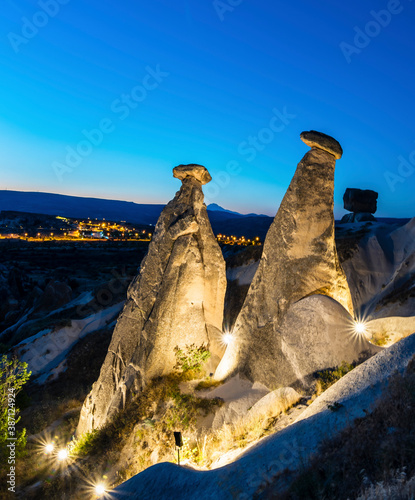 Three Beautiful Fairy Chimneys in Cappadocia