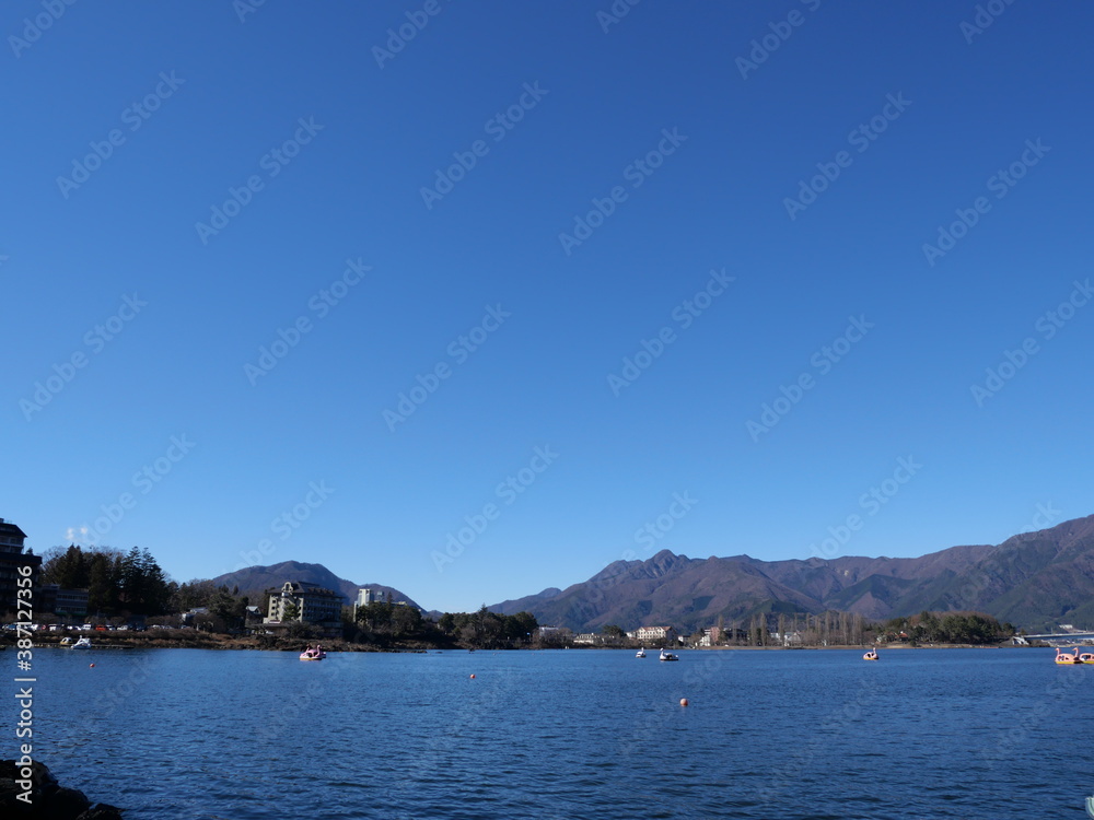 daylight lake clear blue sky landscape