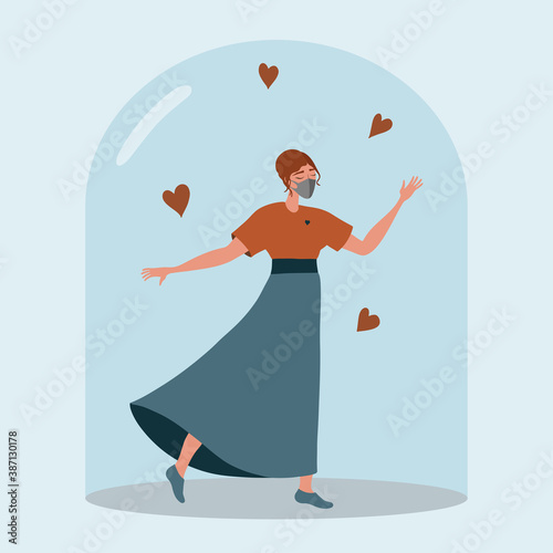 Stay at home during the quarantine and keep a social distance. Try to maintain mental health and be calm alone. Dance and enjoy life.