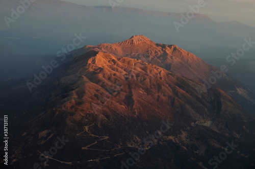 sunrise in the mountains