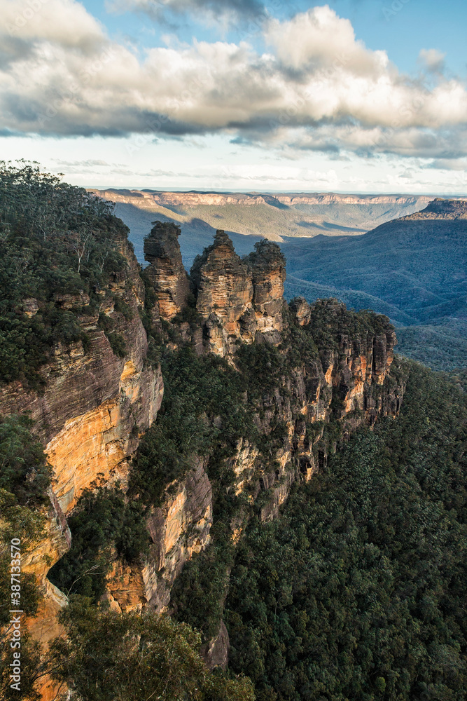 Three Sisters in the Blue Mountains in NSW