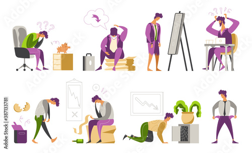 Loser Businessman Set