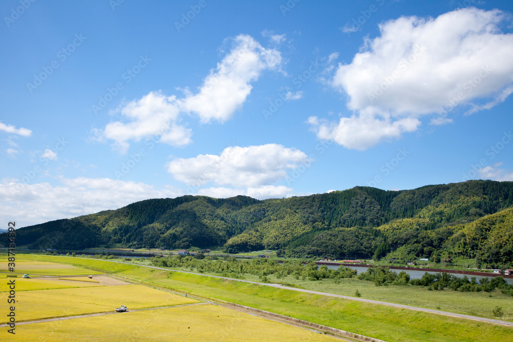 豊岡市の田園風景 豊岡市の田園風景