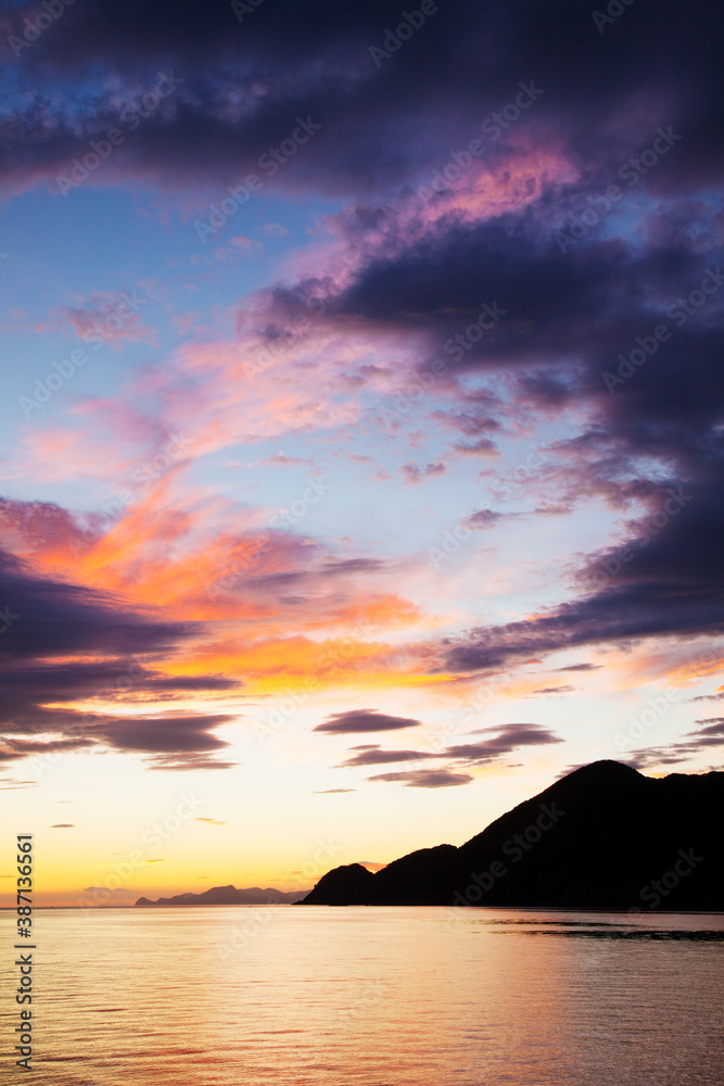 竹野海岸の夜明け