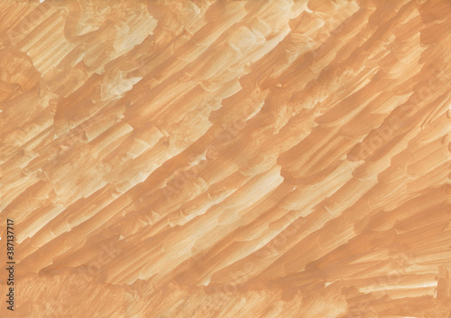 Golden ochre watercolor background, illustration