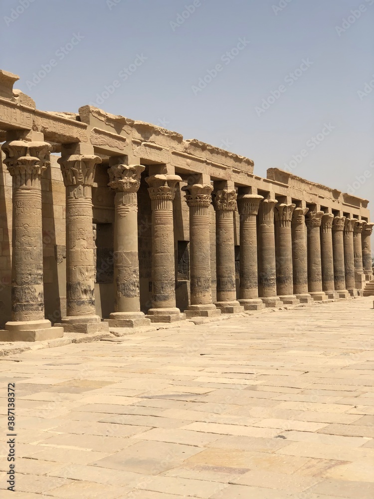 Acient Temple of Philae in Egypt