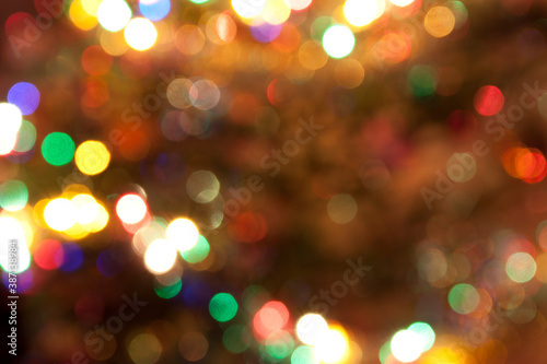 Defocused abstract christmas background.