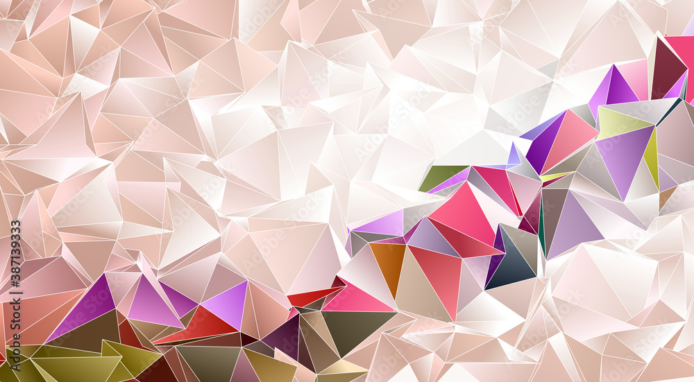 Abstract Low-Poly background. triangulated texture. Design 3d. Polygonal geometrical pattern. Triangular modern style