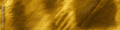 Gold Foil Ikad Design. Tie and Dye Shibori. 