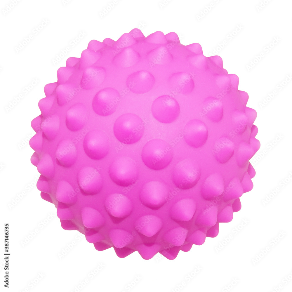 Spiny ball or corona virus trendy conceptual photo on white background Spiny ball or corona virus trendy conceptual photo on white background