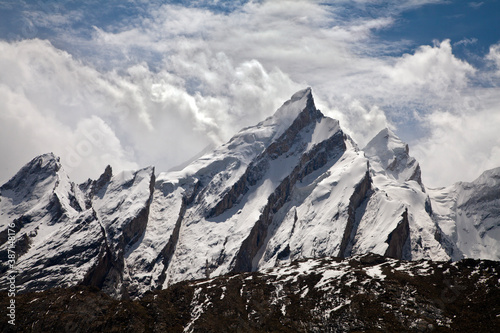 Urdukas is surrounded by peaks over 5000m, 6000m and even 7000m that are one of the highest in the world. photo