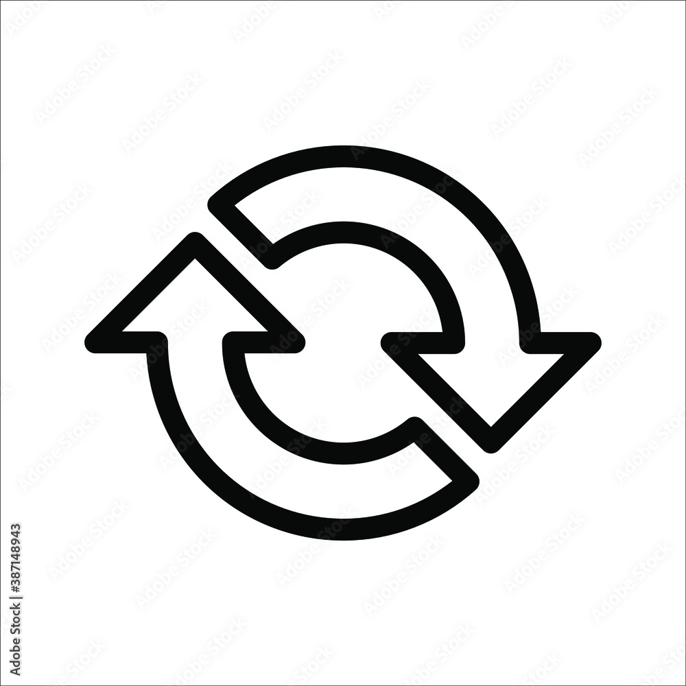 Rotation Arrow Icon Vector Illustration Rotation Arrow Icon Vector Illustration