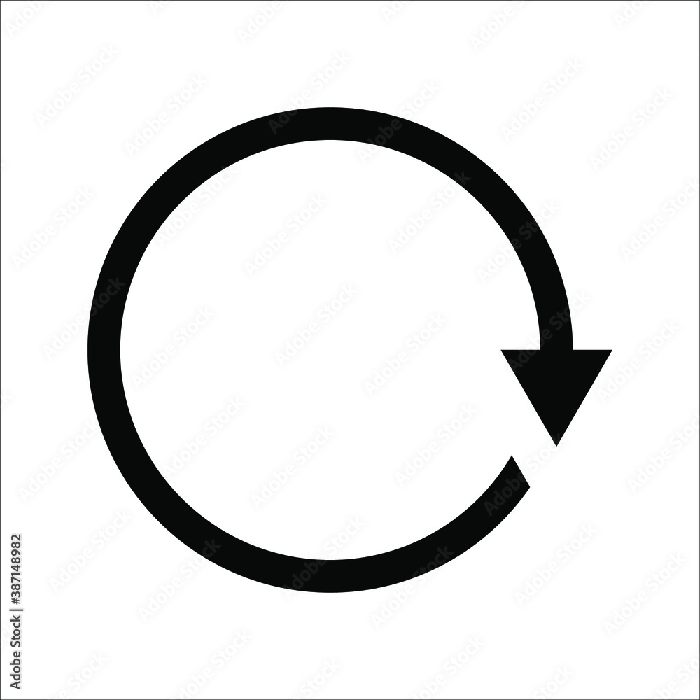 Rotation Arrow Icon Vector Illustration Rotation Arrow Icon Vector Illustration