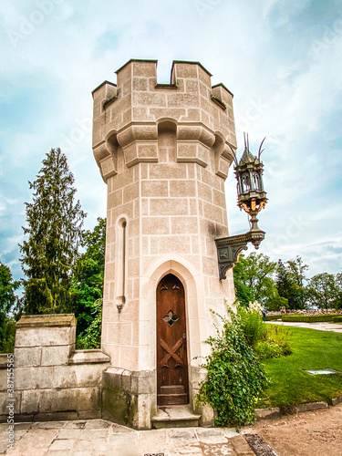 Hluboka nad Vltavou castle town Czech Republic journey pic  photo