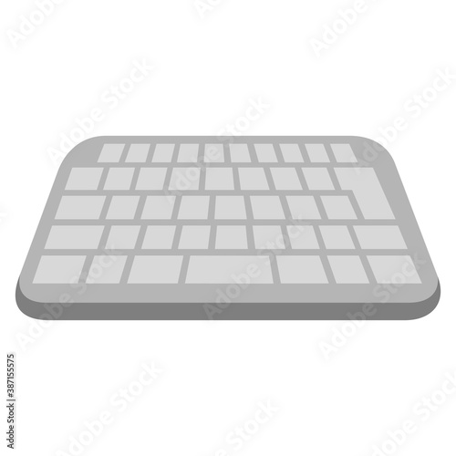 キーボード　文字打ち　入力　イラスト　アイコン