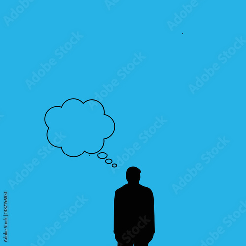 a businessman thinking about his dreams