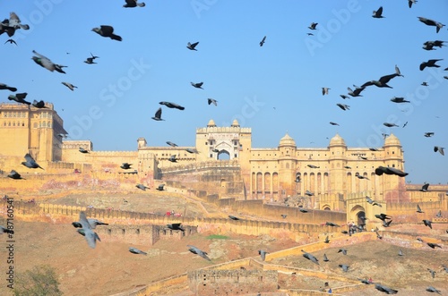 Amer Fort Unesco World Heritage Site Jaipur Rajasthan India