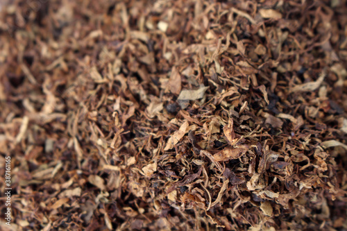 The brown tobacco flakes that grow in Indonesia.