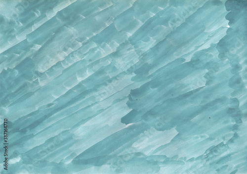 Turquoise watercolor background, illustration and wallpaper