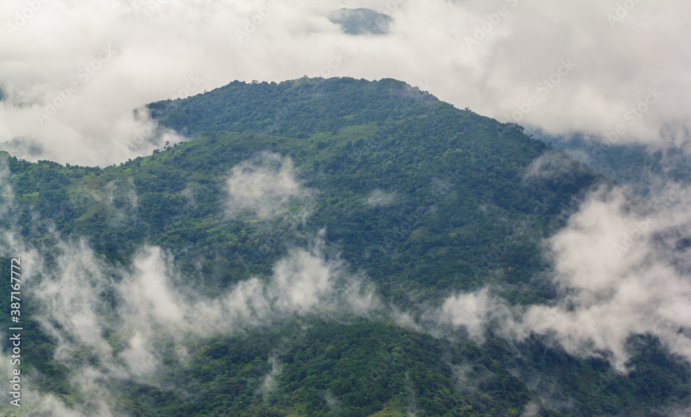  mountain and mist in Phu Tab Berk, Thailand