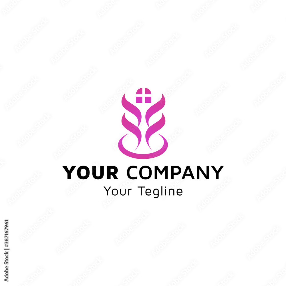 Real estate logo icon art & design, idea of logo design Real estate logo icon art & design, idea of logo design