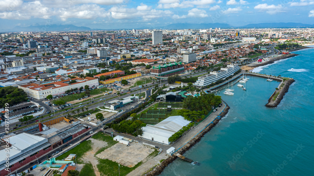 Fortaleza city, Ceara state of Brazil, South America. Fortaleza city, Ceara state of Brazil, South America.