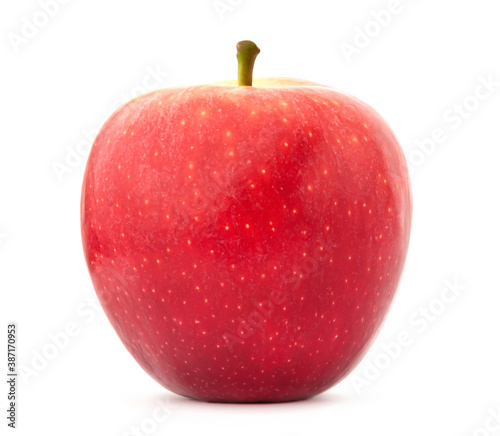 red apple isolate on white background
