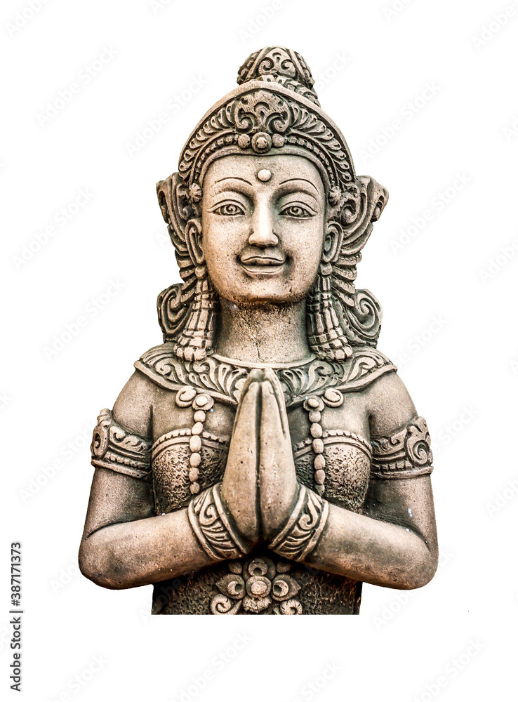 Ancient woman face sculpture Ancient woman face sculpture